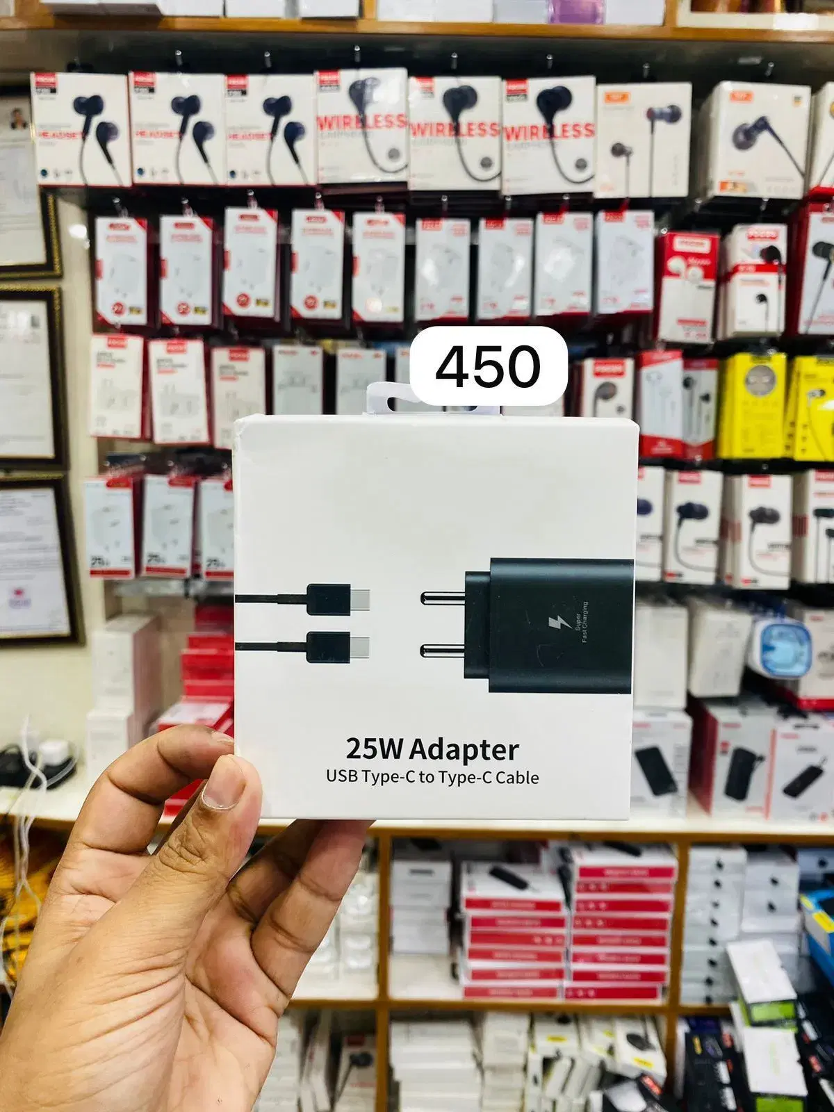 25W Adapater USB-C to Type-C Cable