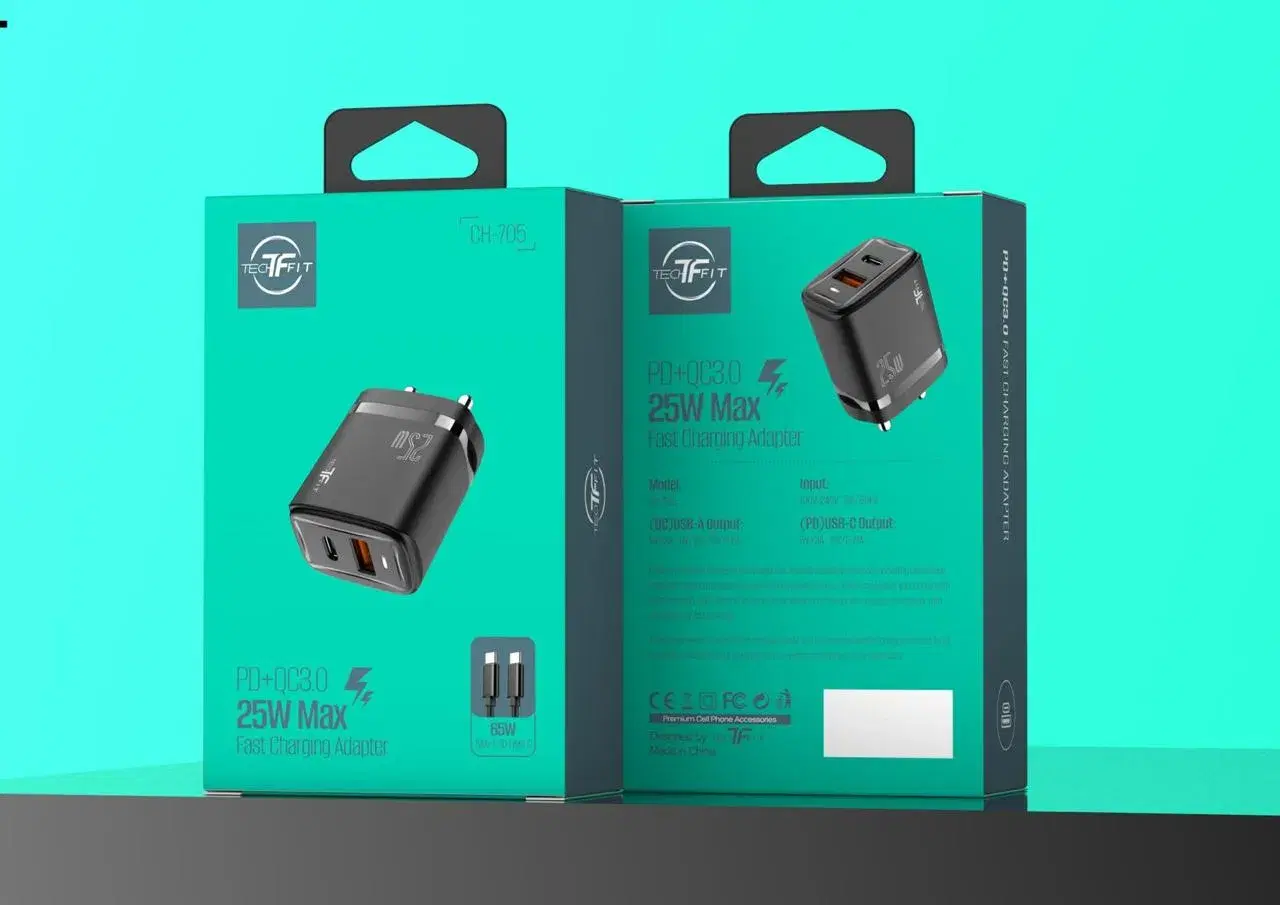 TechFit CH-705 25W PD FAST CHARGING CHARGER
