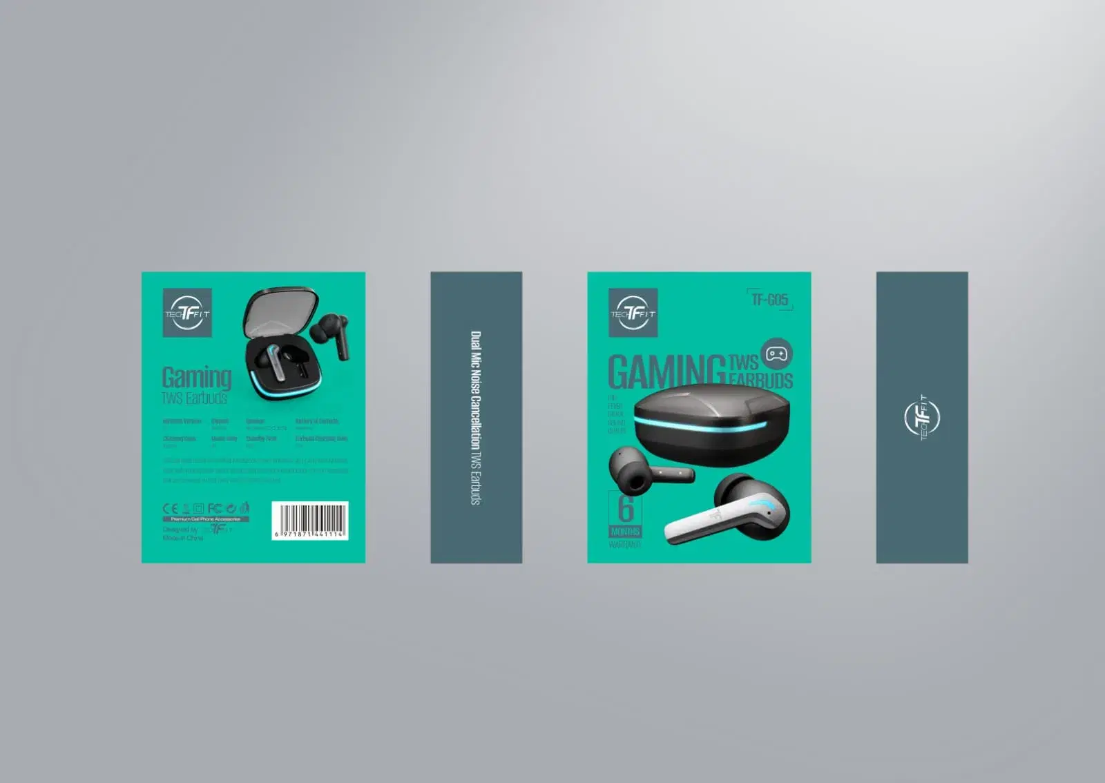 TechFit TF-G05 GAMING TWS Earbuds