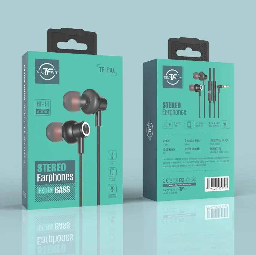 TechFit TF-E10 Stereo Earphone