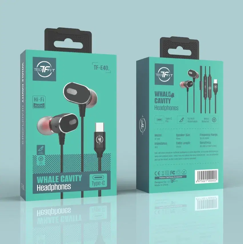 TechFit TF-E40 TYPE C HIGH BASS EARPHONE
