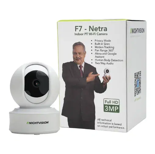 F7-Netra Indoor PT Wi-Fi CCTV Camera