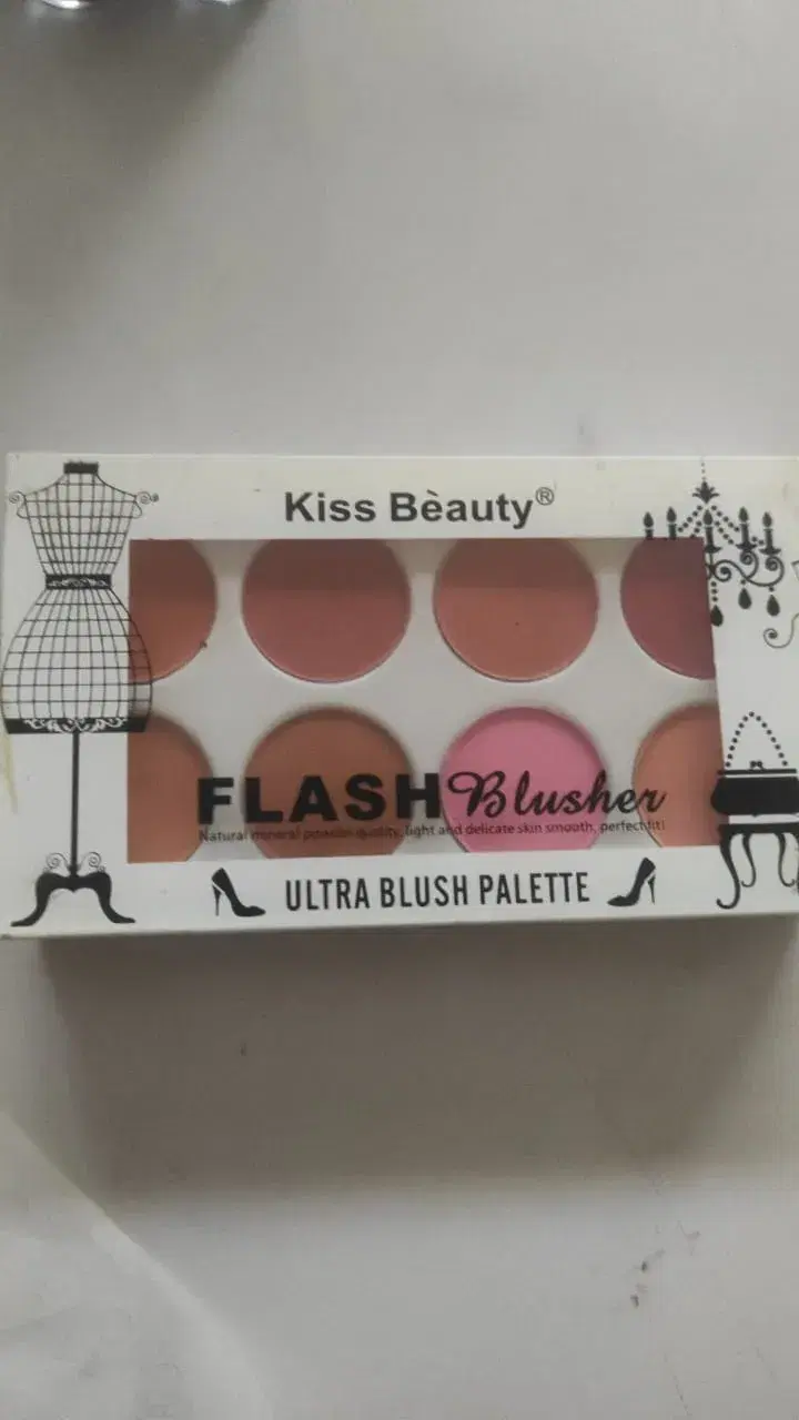 Kiss Beauty Flash Blusher | 8 in 1 Ultra Blush Palette