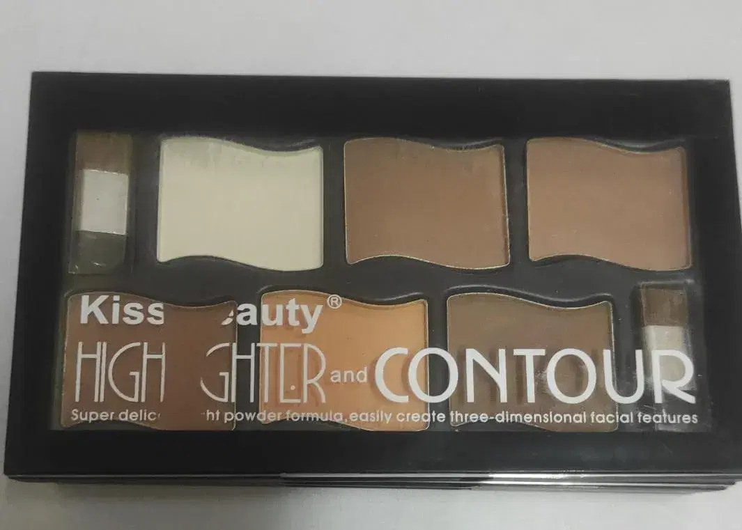 Kiss Beauty High Lighter & Contour | 8 in 1 Palette
