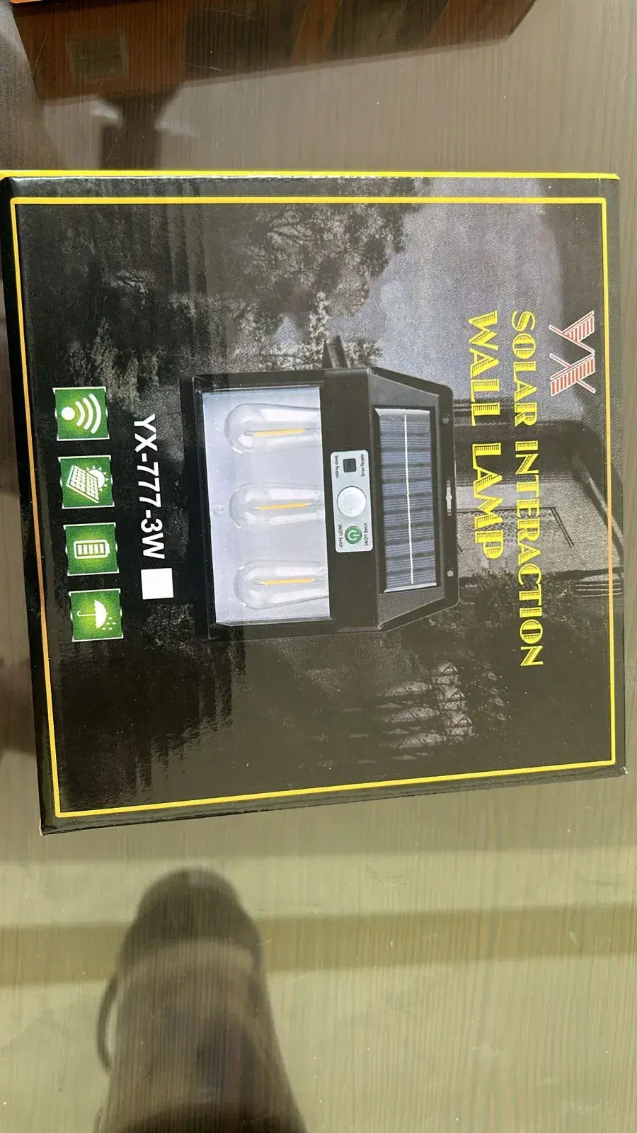 Solar Interaction Wall Lamp YX-777-3W Best Quality