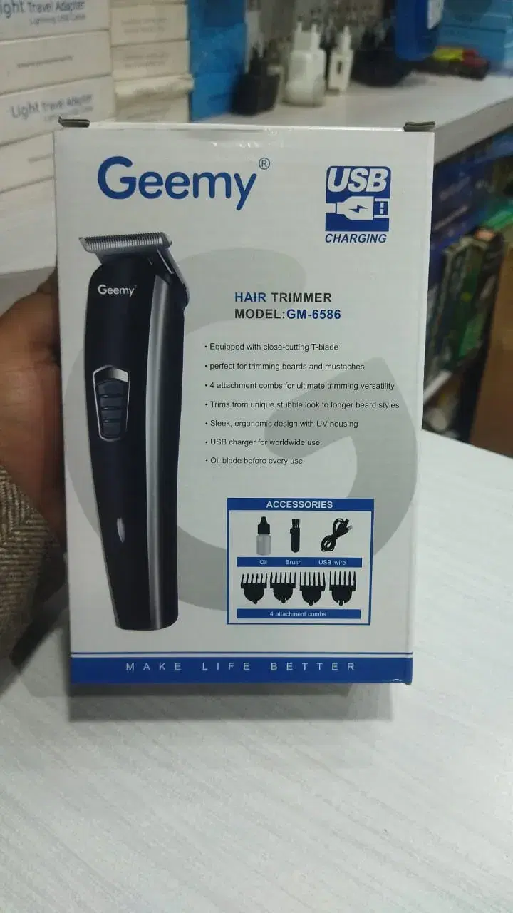 GEEMY GM-6586 Rechargeable Hair trimmer