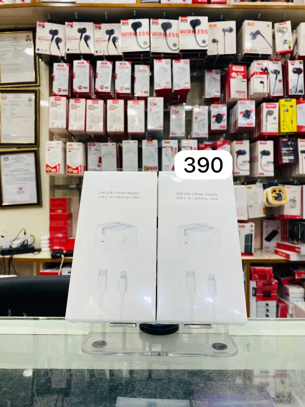 25W USB-C Power adapter USB-C to lightning Cable