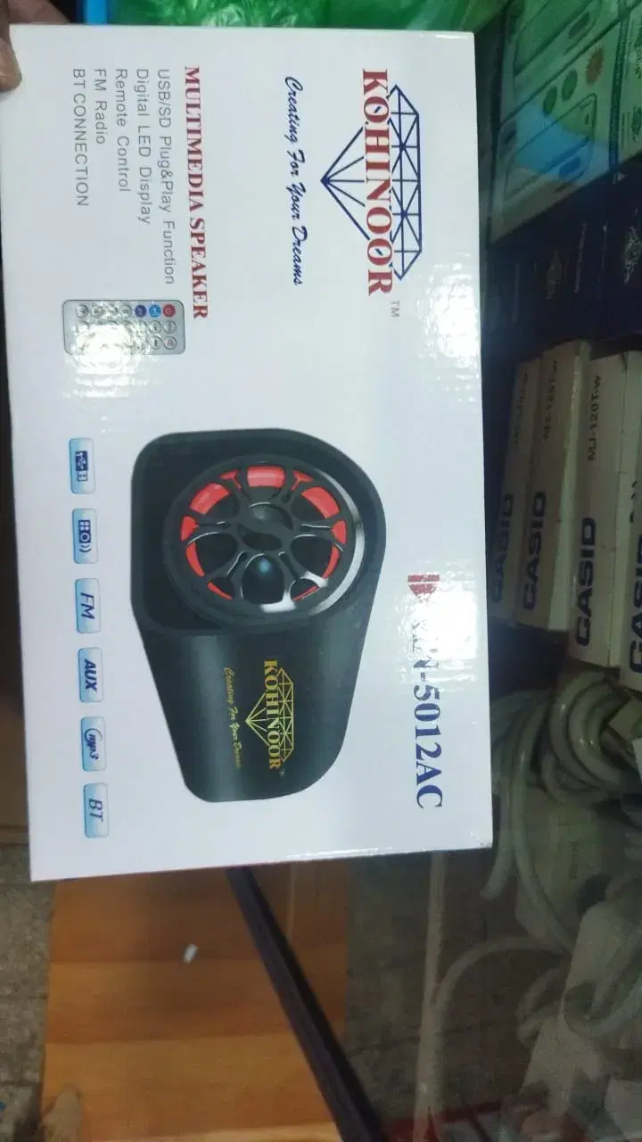 KOHINOOR KN-5012AC Multimedia Speaker with Remote Car Speaker Woofer