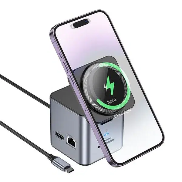 HOCO HB49 Effortless 9-in-1 wireless fast charging desktop station