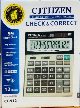 CT-912 CJTJJZEN Check & Correct Calculator | 12 Digits Calculator