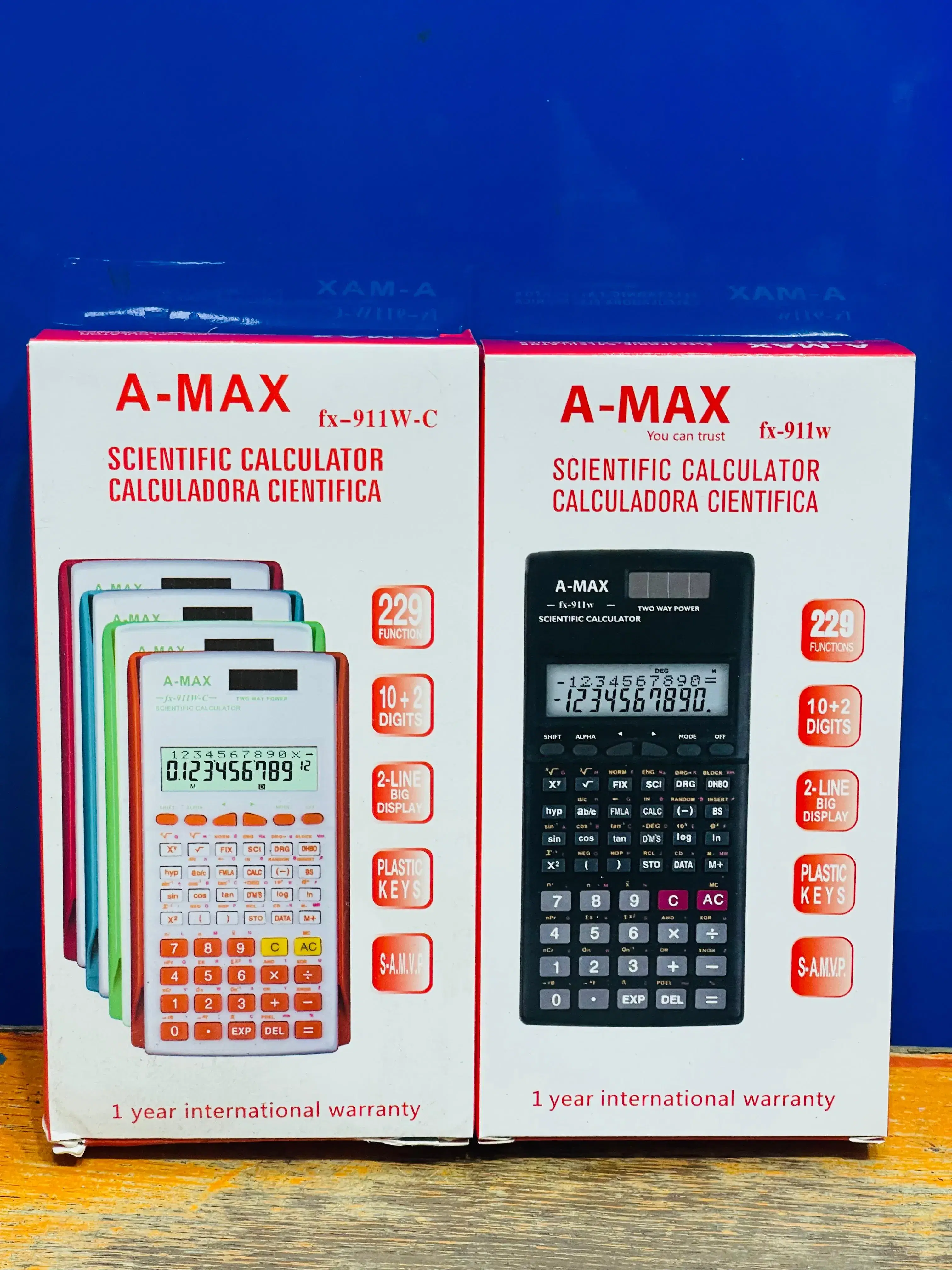 A-MAX fx-991W-C Sceintific Calculator | 12 Digits Calculator