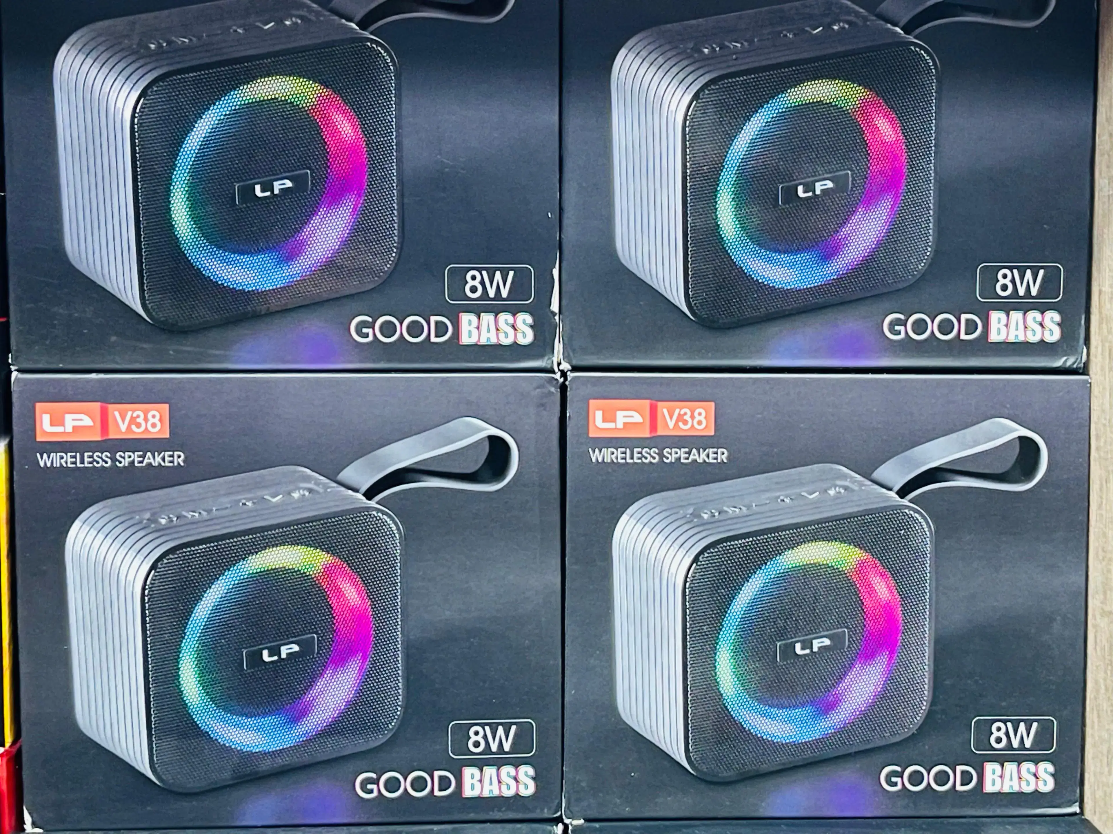 LP-V38 Good Bass Bluetooth Speaker, 8W output, Type C Charge, Upto 6Hour Backup