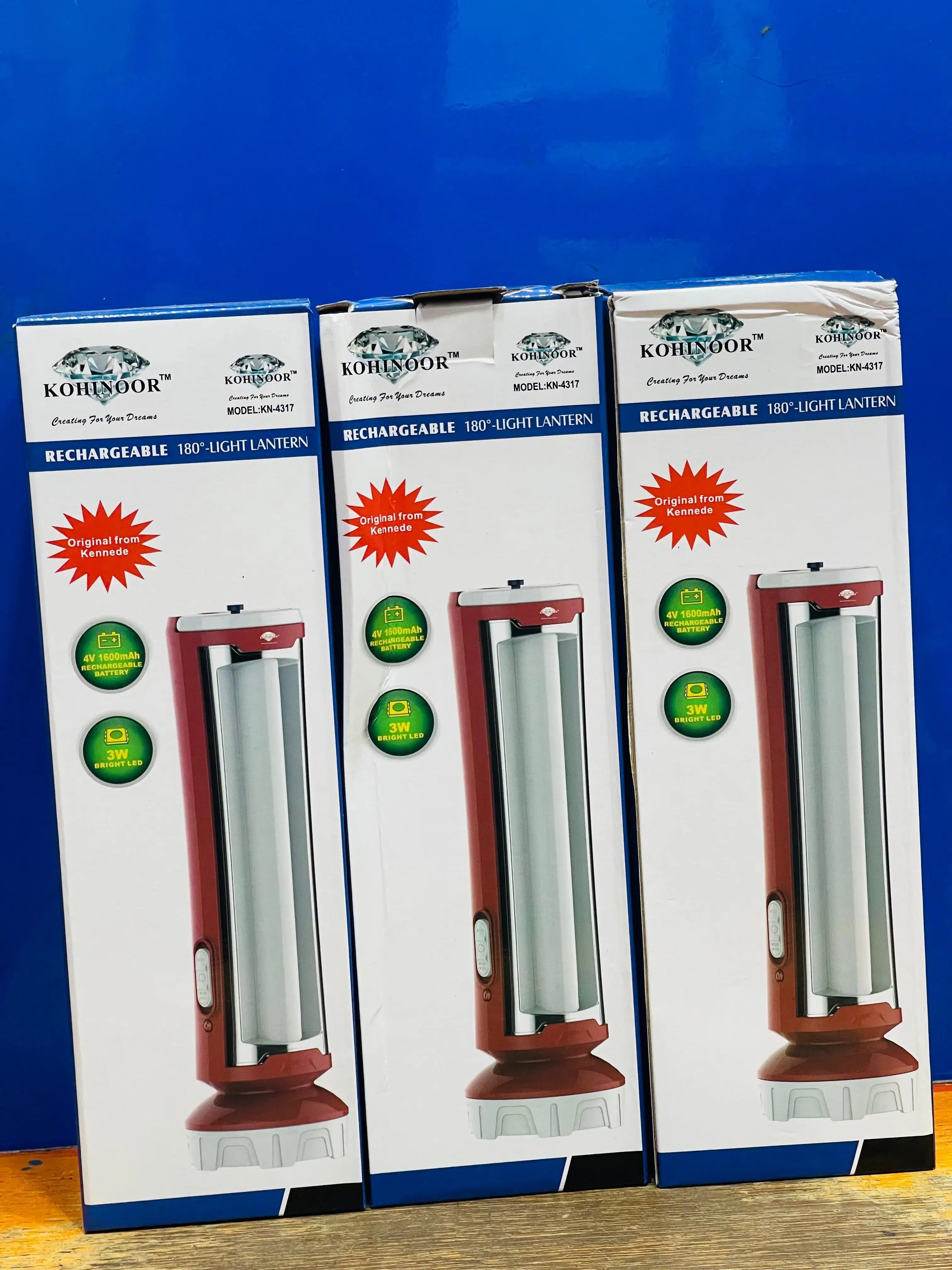 KOHINOOR KN-4317 Rechargeable 180 Degree Light Lantern