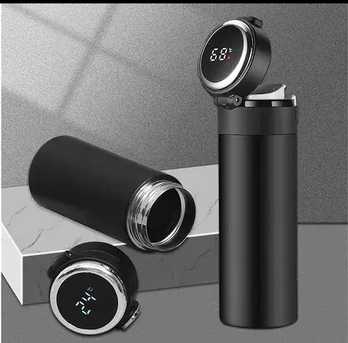 Smart Vacuum Insulated Water Bottle with LED Temperature Display 500 ml Flask