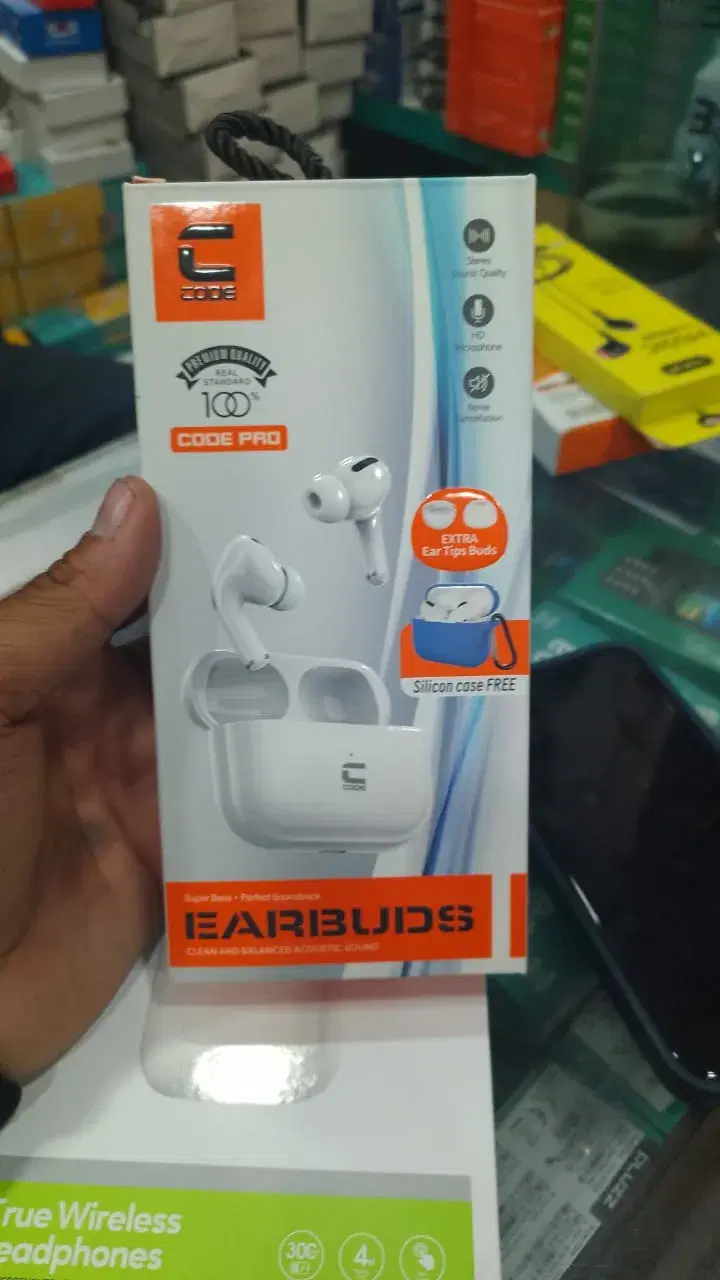 Code Pro Wireless Bluetooth Earbuds | True Wireless Headphone
