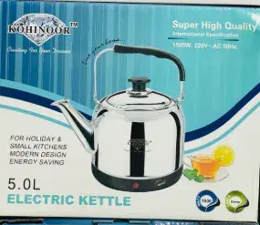 KOHINOOR Plate Heating Electric Kettle 5.0L