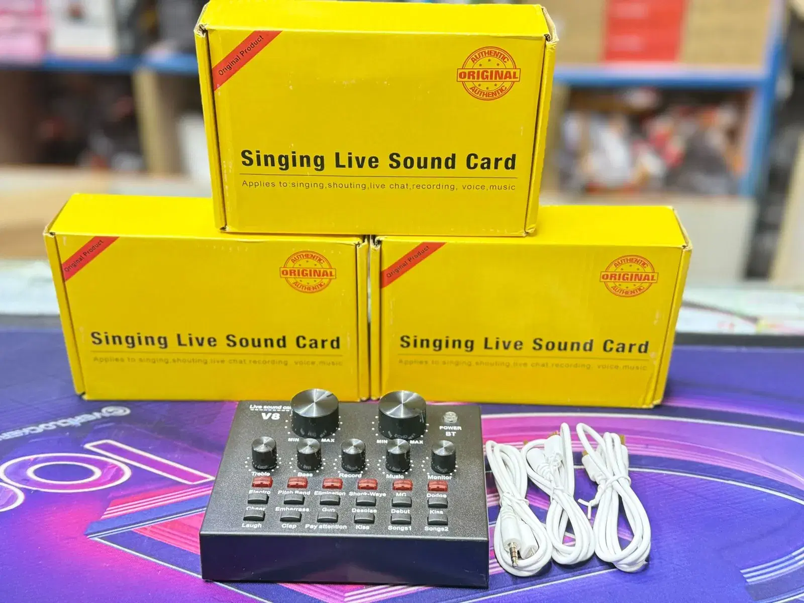 V8 Singing Live Sound Card
