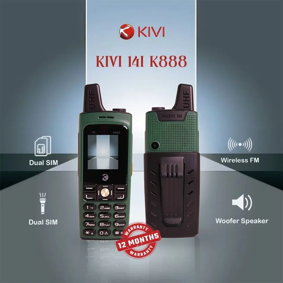 KIVI 141 K888 Keypad Mobile Phone |1800 mah Battery