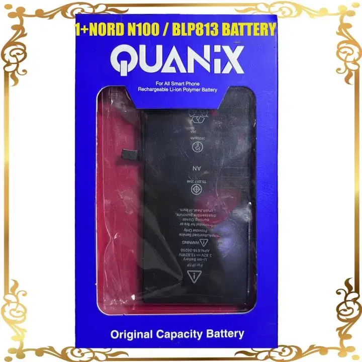 Quanix Rechargeable Li-ion Polymer 5000 mAh OnePlus 1+NORD N100 / BLP813 Battery