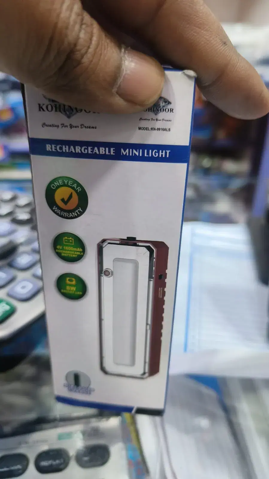 KOHINOOR KN-9916ALS Rechargeable Minilight