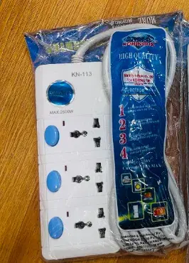 KOHINOOR KN-113 3 pin way Max 2500Watt Multiplug