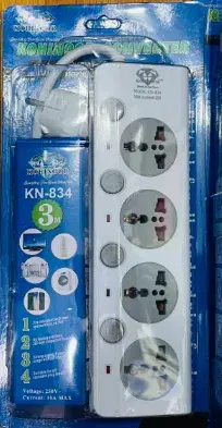 KN-834 4 Pin Way KOHINOOR Converter | 3 Meter Multiplug