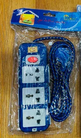 3 Socket Extension Cord | 3 pin way multiplug