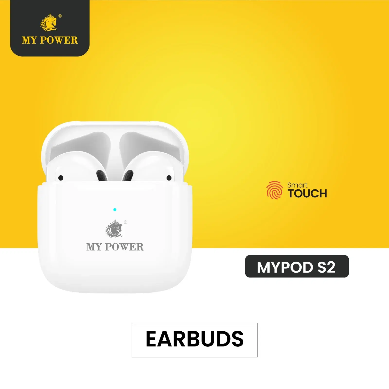 Mypod S2 My Power Bluetooth Wireless Earbuds Mypods2