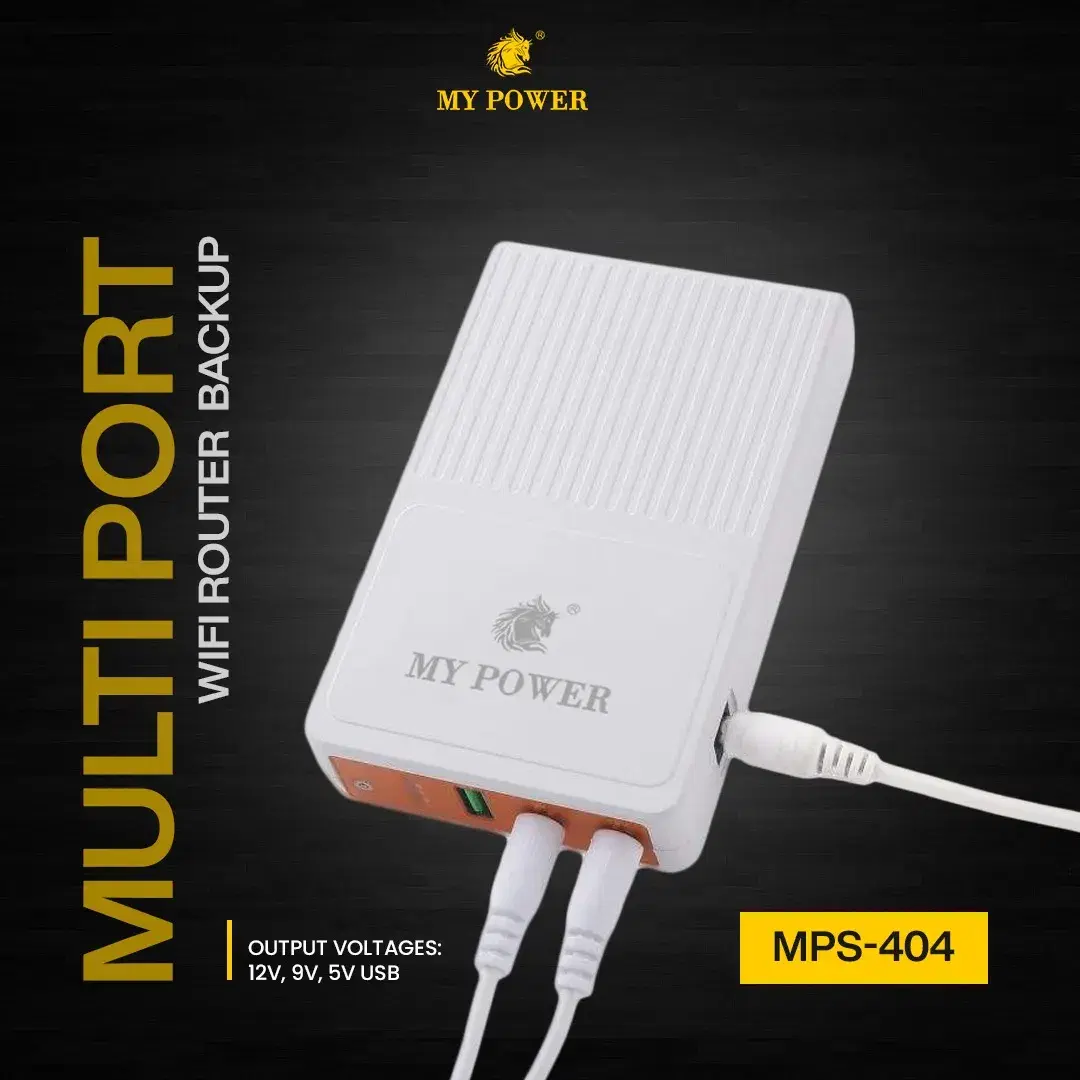 My Power MPS 404, MyPower MPS 4O4, 8000mAh Wireless Powerbank Router Powerbank, 9V 12V Powerbank 8000 mah Powerbank UPS Power Supply