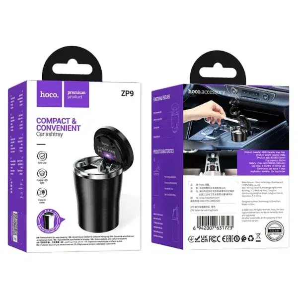 HOCO ZP9 Solar Car Ashtray