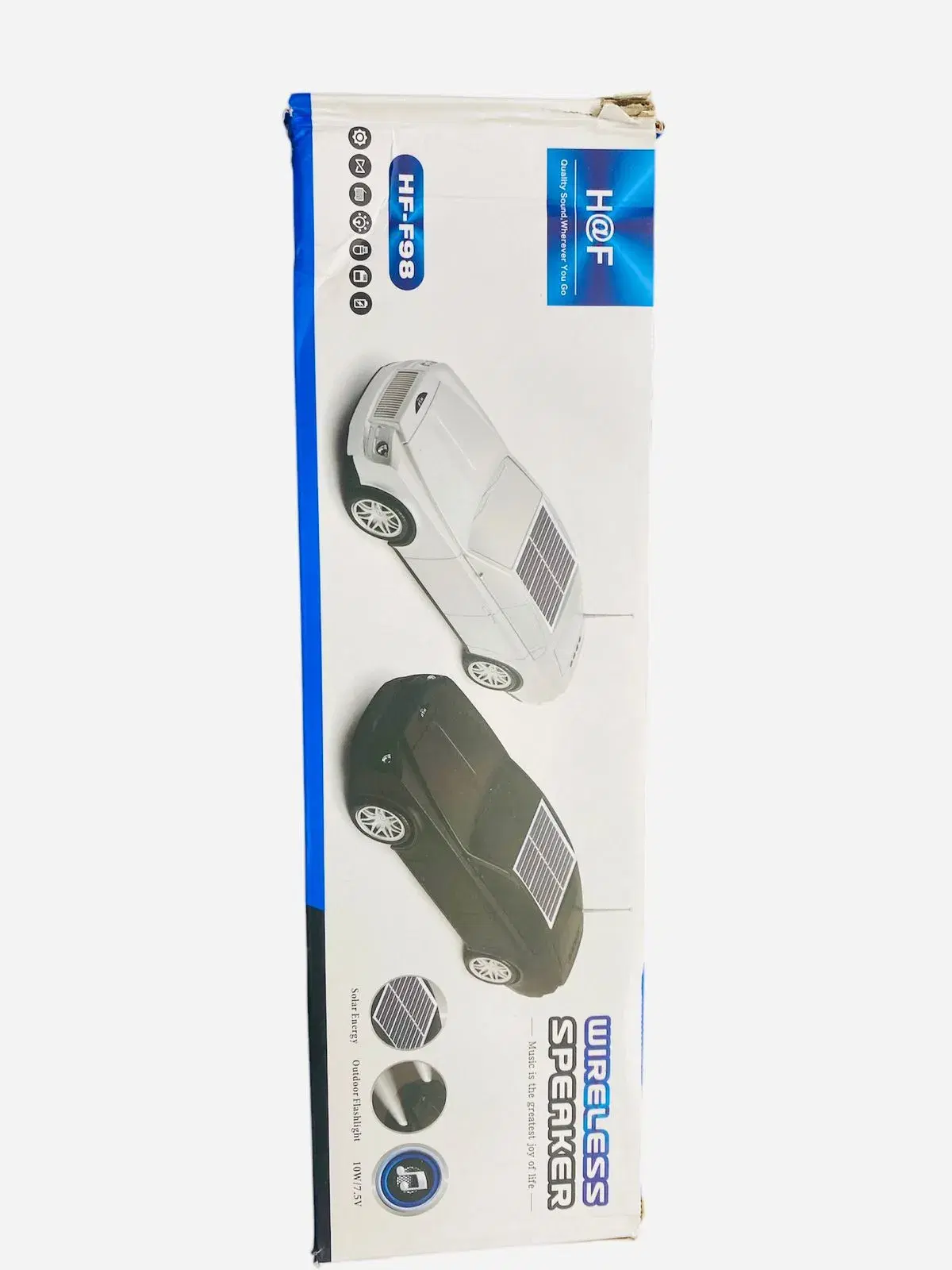 HF-F98 Wireless Bluetooth Car model Solar charging Speaker