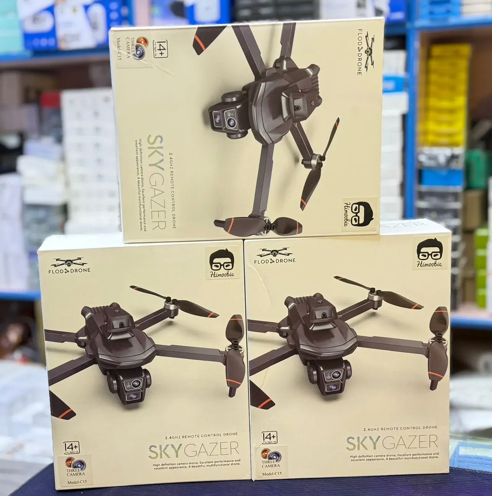 Himoobie SkyaGazer C-15 Three Camera Drone