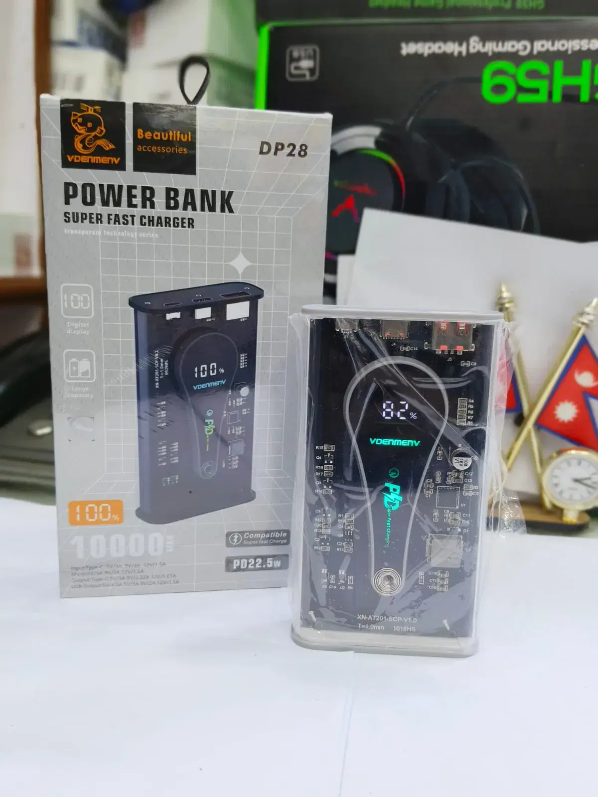 Powerbank Super Fast Charger DP28 10000mAh