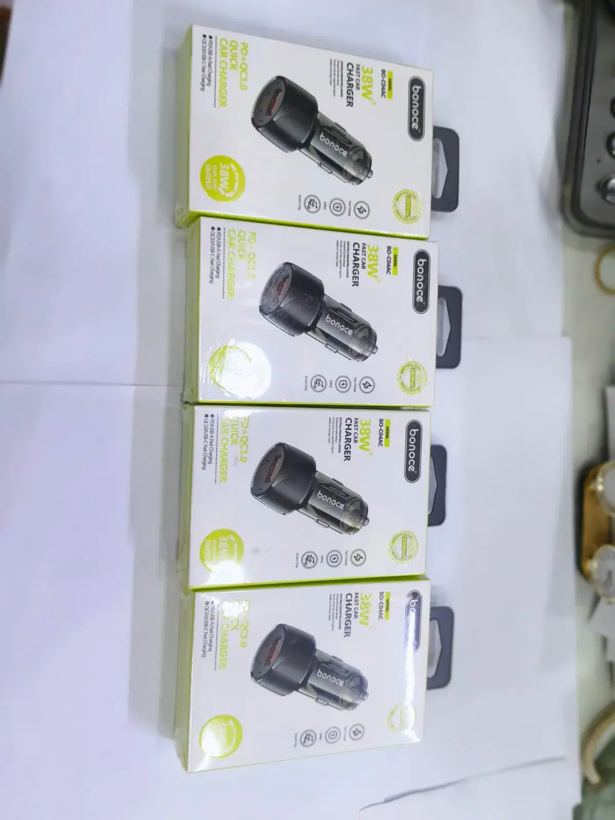 Car Charger PD Quick Charge 3.5A Chargers Socket Adapter 38W