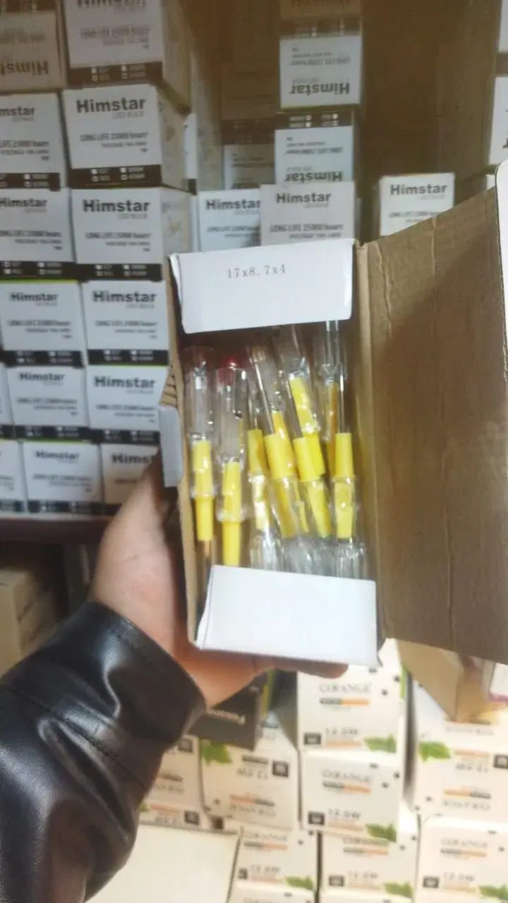 Box of 20 pcs- electricity pen- test limits- 100v-500v