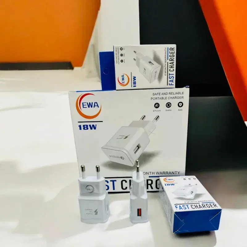 EWA 18W Fast Charger| Safe and Reliable| Portable Charger||6 Months Warrenty|| Only Dock.