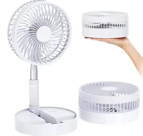 Foldable And Portable, Rechargeable 24 hrs Desktop Fan