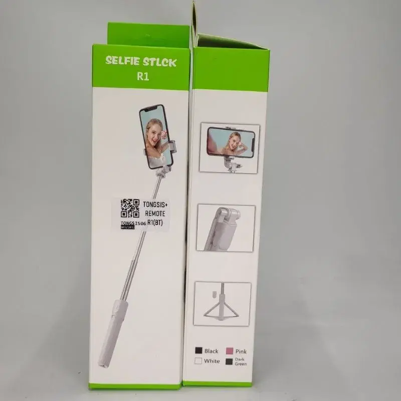 R1 Selfie Stick Phone Tripod Bluetooth Remote Extendable Monopod