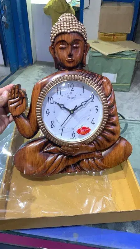 42/32 cm medium side Buddha wall clock