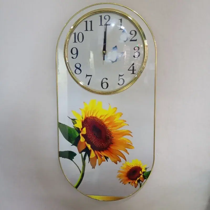 Big size fancy wall clock 60 x 30 cm