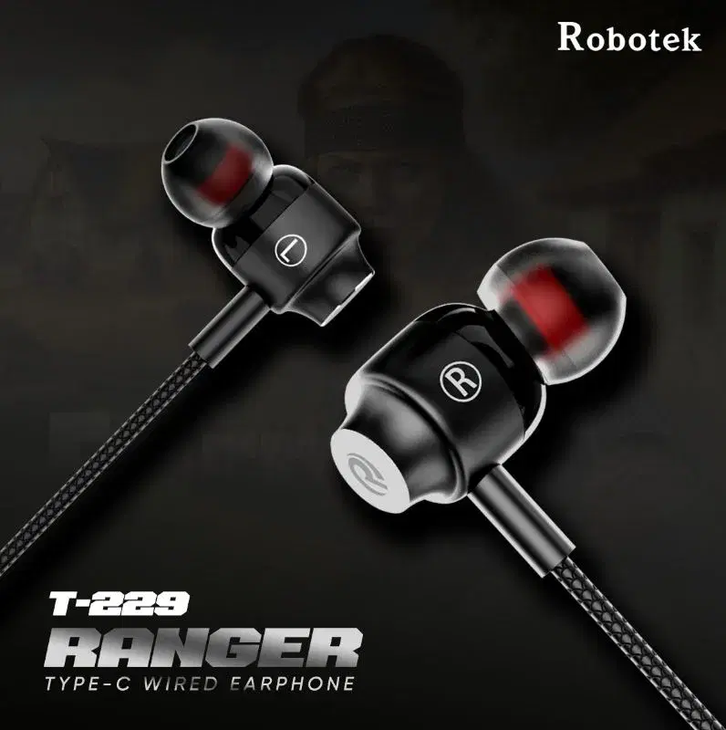 Robotek T-229 Ranger Type-C Wired Earphone
