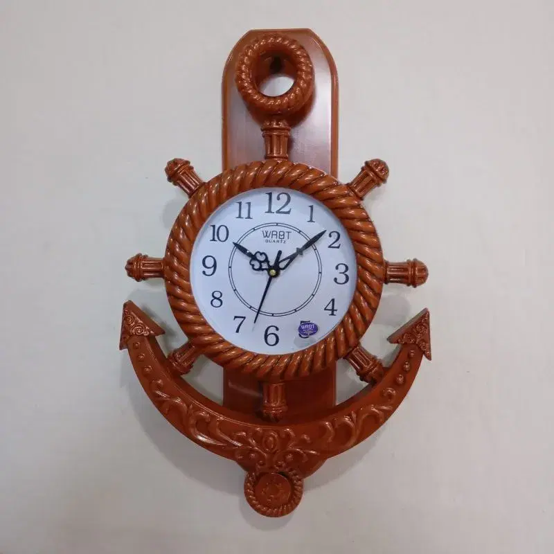 medium size pendulum wall clock Wooden Design
