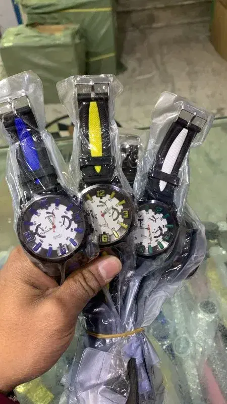 Puma Quartz rubber strap watch