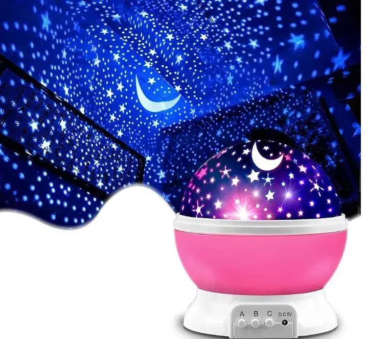 Kitchenware Plastic Star Master Dream Rotating Projection Lamp, For Decoration