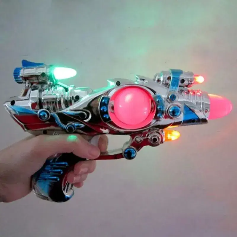 Portable Sounds Flash Light Music Luminous Electric Gun Kids Gift