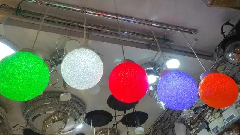 SRM Triple Bamboo Pendant Light Handmade lamp Modern Rattan Cage Chandelier