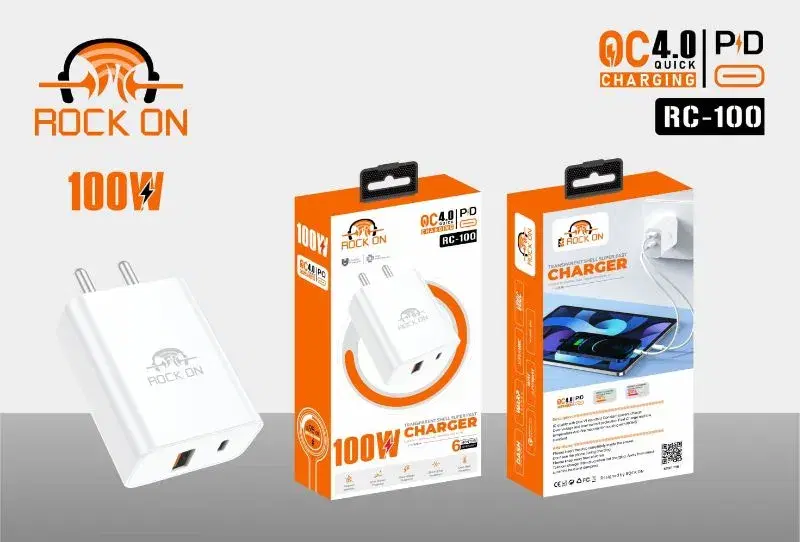 Rock On PD 100W Dock charger QC 4.0 Quick Charging Dock
