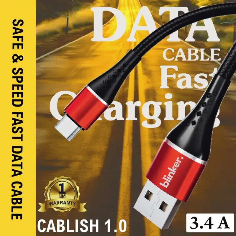 Blinker Cablish 1.0 fast charging data cable