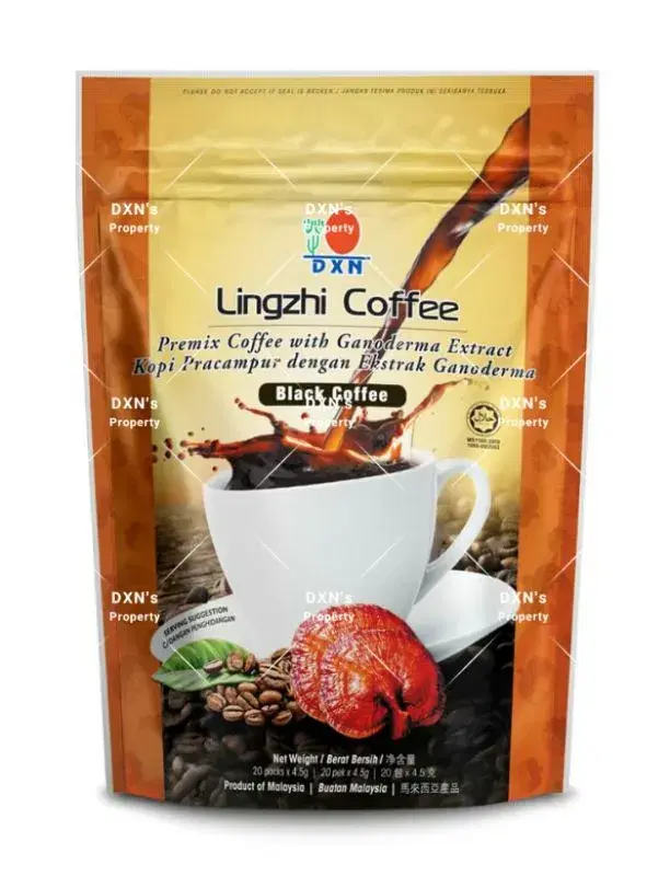 DXN Black Coffee - Set of 20 Sachets/pcs