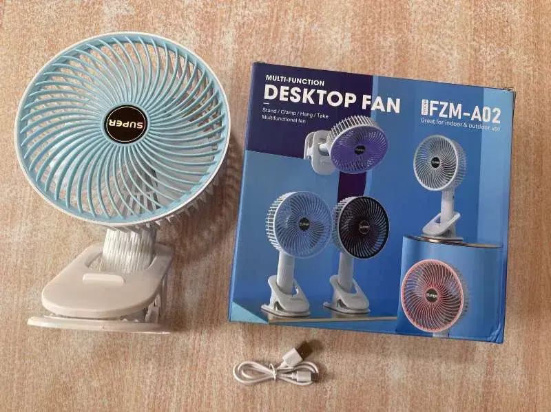 Portable Folding Multifunction Desktop Fan